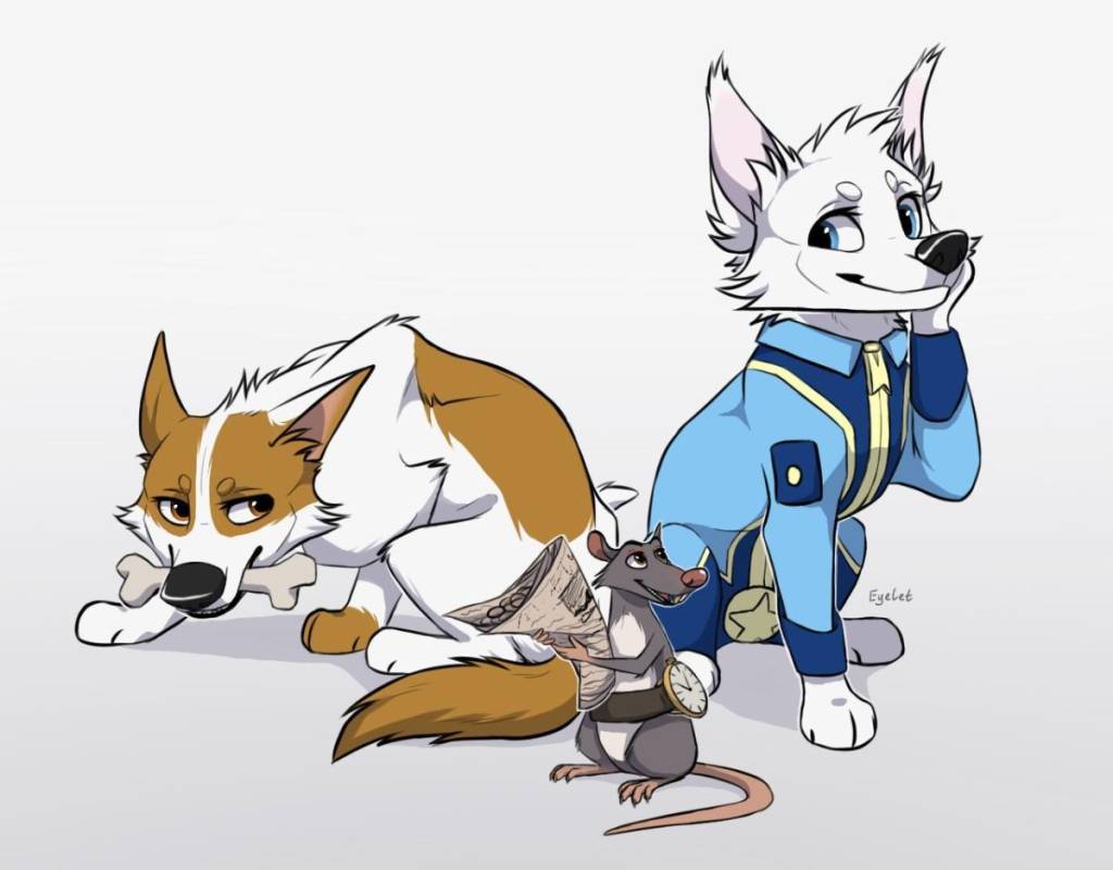 Belka and STRELKA furry