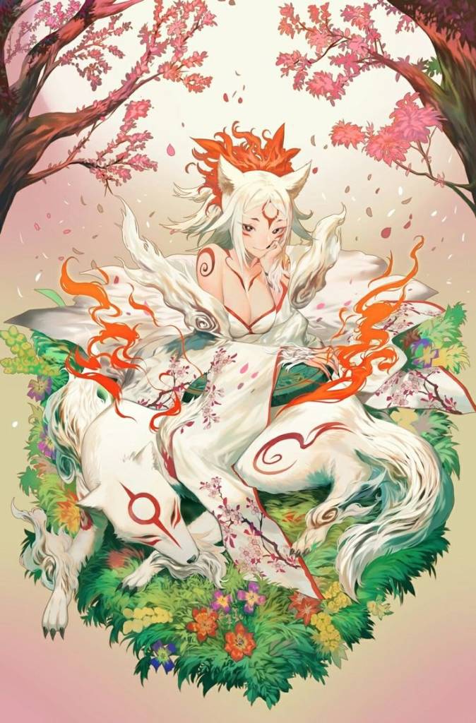 Okami Amaterasu арт